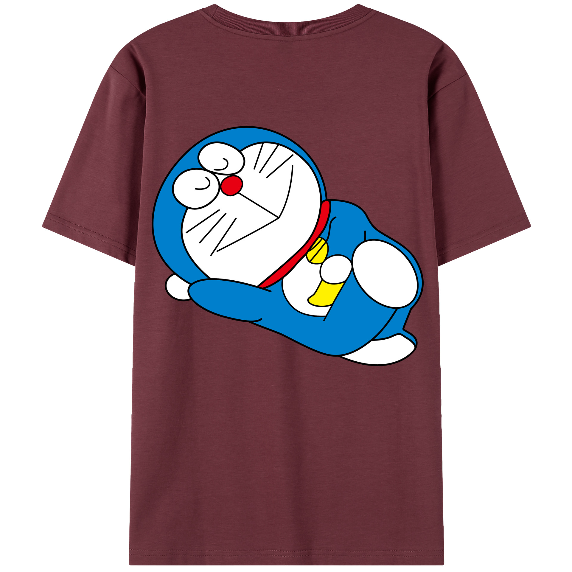 （画像用） ドラえもん Doraemon 綿100％半袖Tシャツ（背面プリント）